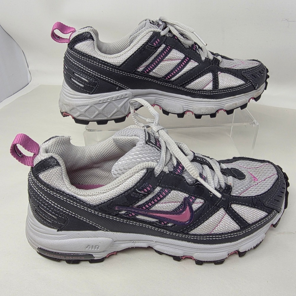 Nike Air Alvord 5 Trail Running Shoes Womens 6.5 Grey Black Pink 316061-061 Good